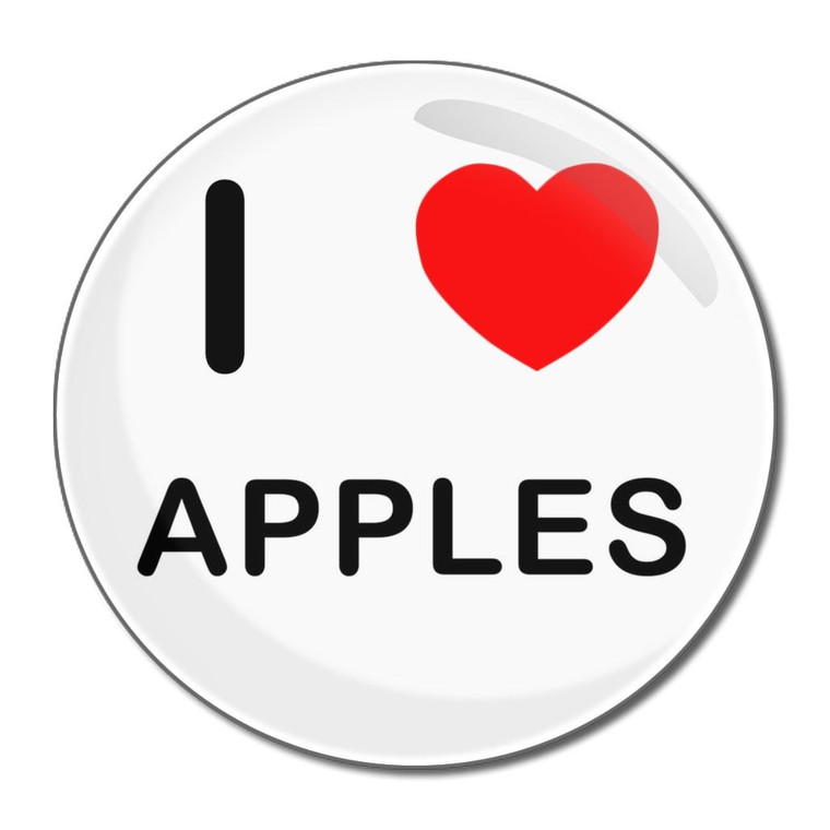 I Love Apples - Round Compact Mirror