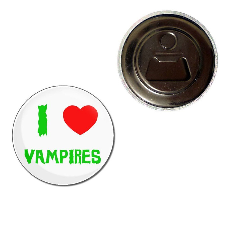 I Love Vampires - Fridge Magnet Bottle Opener