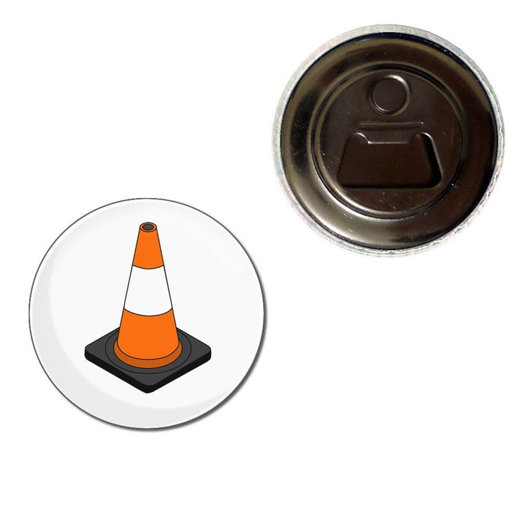 Traffic Cone - Fridge Magnet Bottle Opener