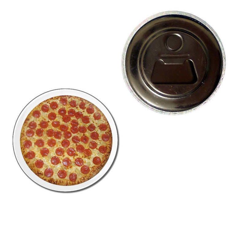 Pepperoni Pizza - Fridge Magnet Bottle Opener