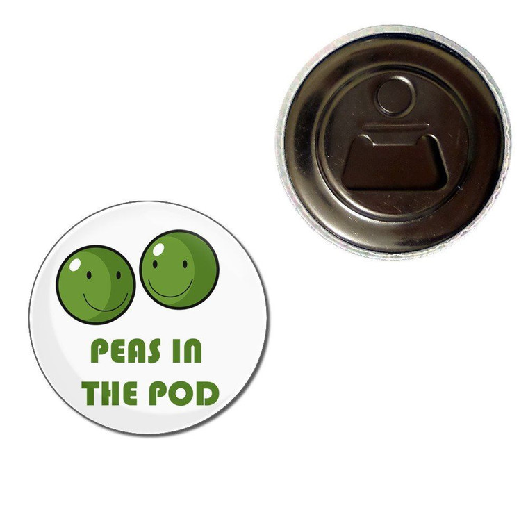 Peas in the Pod - Fridge Magnet Bottle Opener