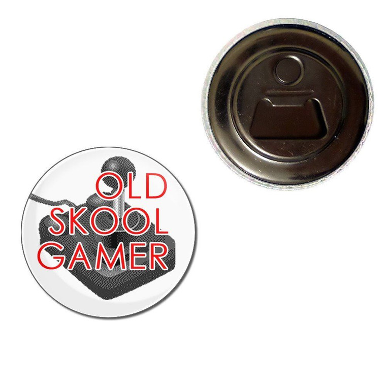 Old Skool Gamer - Fridge Magnet Bottle Opener