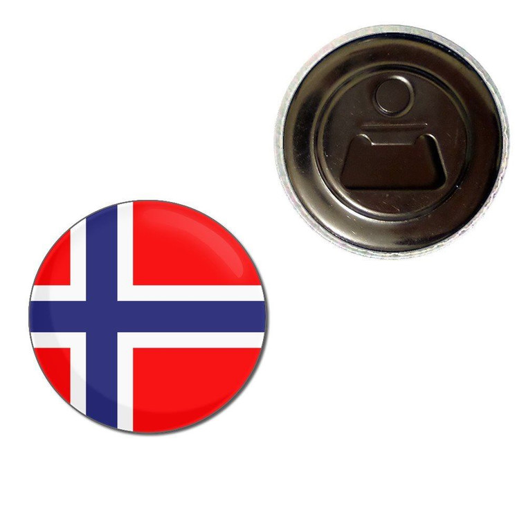 Norway Flag - Fridge Magnet Bottle Opener