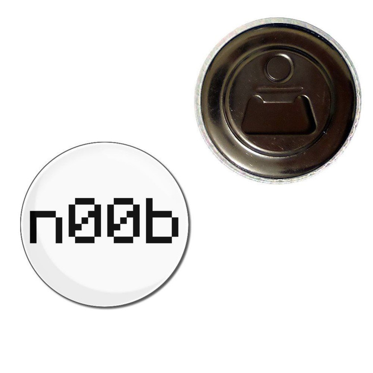 n00b - Fridge Magnet Bottle Opener