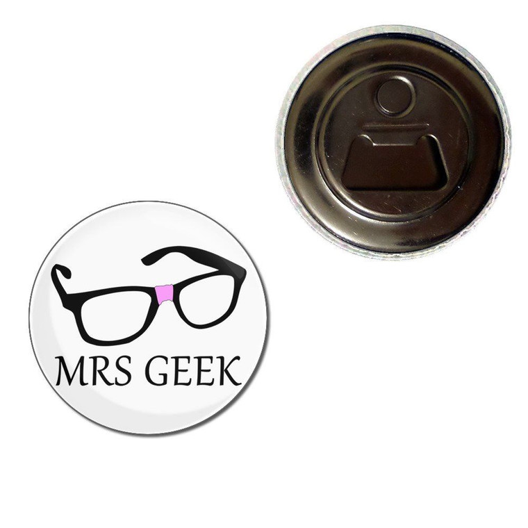 Mrs Geek - Fridge Magnet Bottle Opener