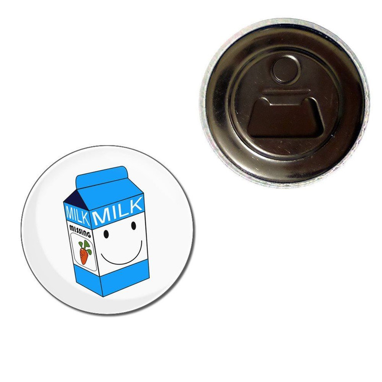 Milk Carton - Fridge Magnet Bottle Opener