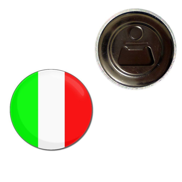 Italy Flag - Fridge Magnet Bottle Opener