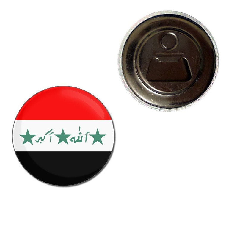 Iraq Flag - Fridge Magnet Bottle Opener