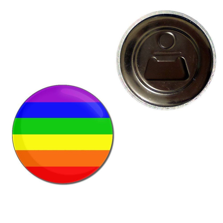 Gay Flag - Fridge Magnet Bottle Opener