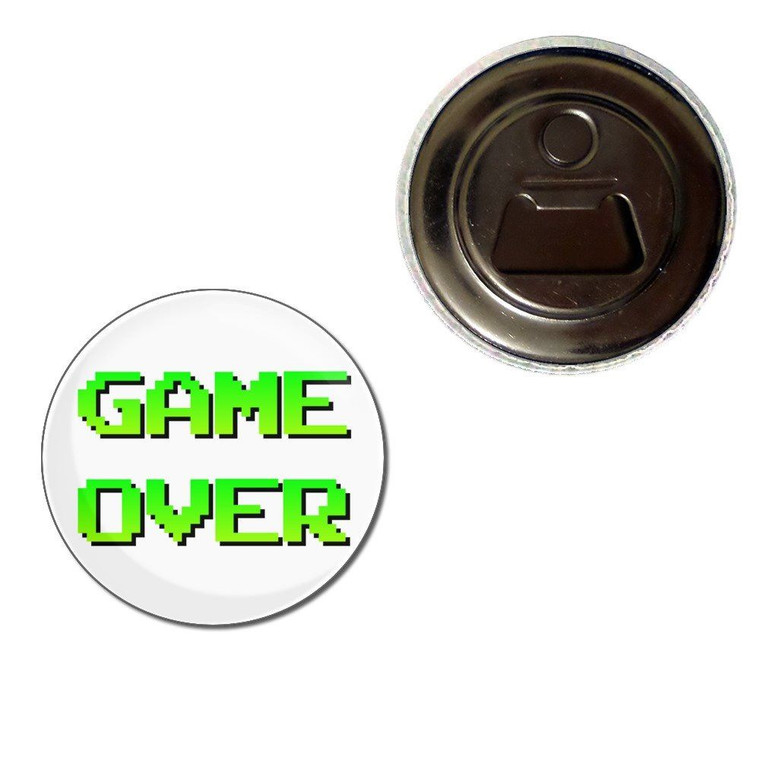 Game Over - Fridge Magnet Bottle Opener
