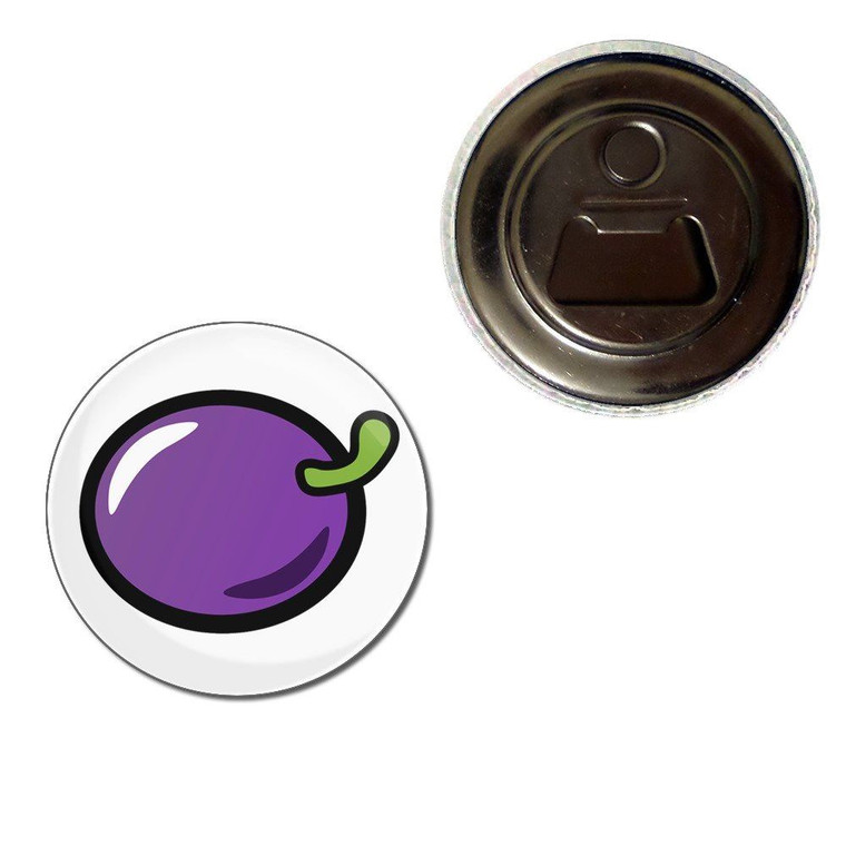 Fruit Machine Plum - Fridge Magnet Bottle Opener