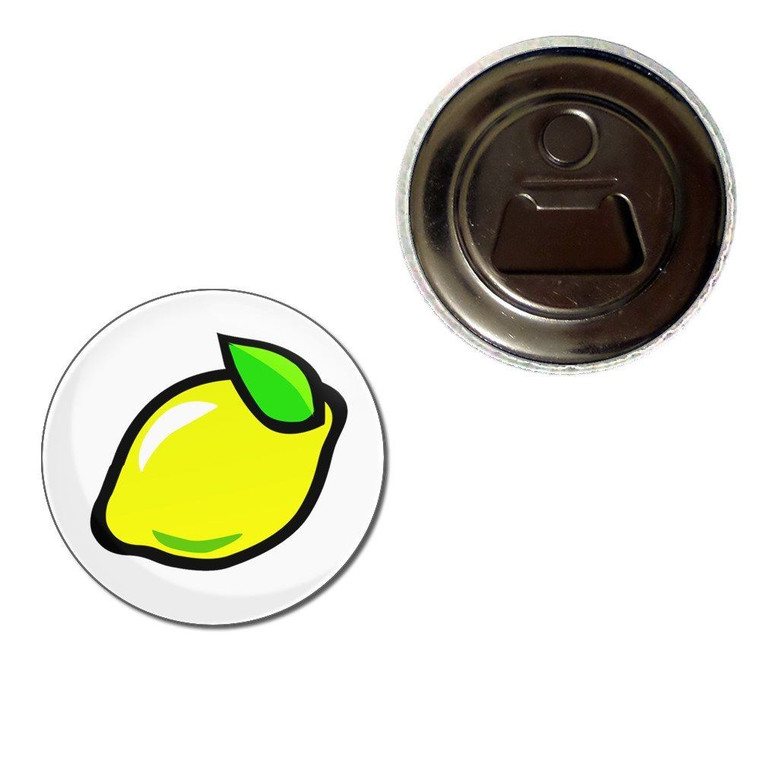 Fruit Machine Lemon - Fridge Magnet Bottle Opener