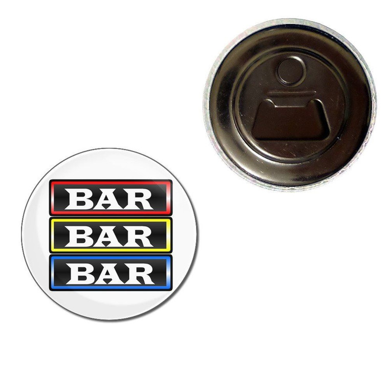 Fruit Machine Bar - Fridge Magnet Bottle Opener