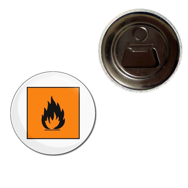 Flammable - Fridge Magnet Bottle Opener