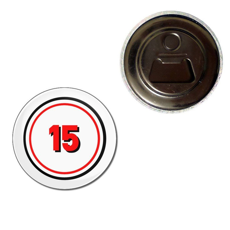 15 Certificate - Fridge Magnet Bottle Opener