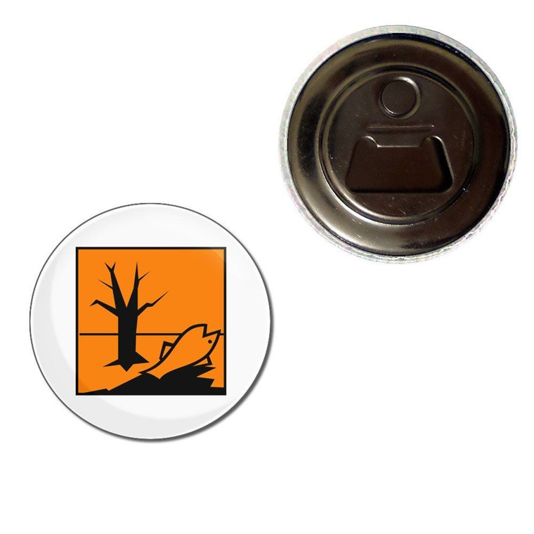 Enviromental Hazard - Fridge Magnet Bottle Opener