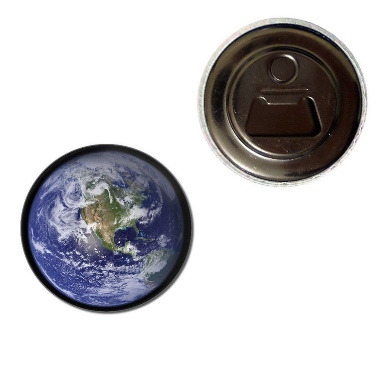 Earth - Fridge Magnet Bottle Opener