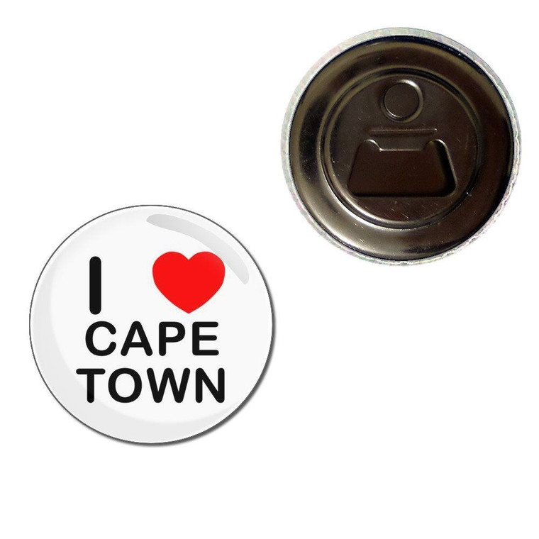 I Love Cape Town - Fridge Magnet Bottle Opener