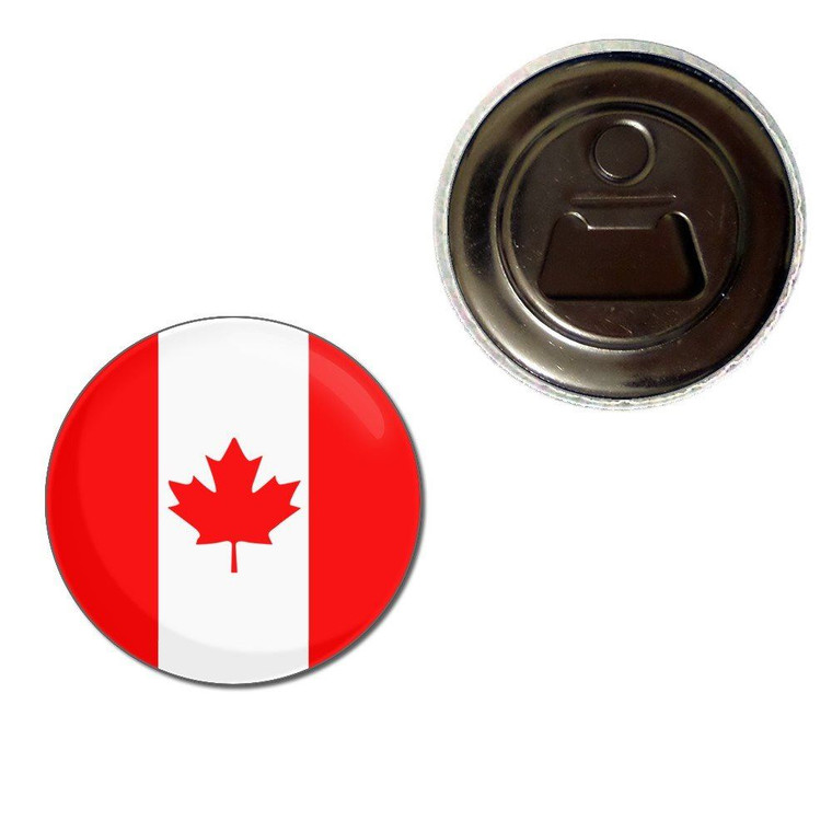 Canada Flag - Fridge Magnet Bottle Opener