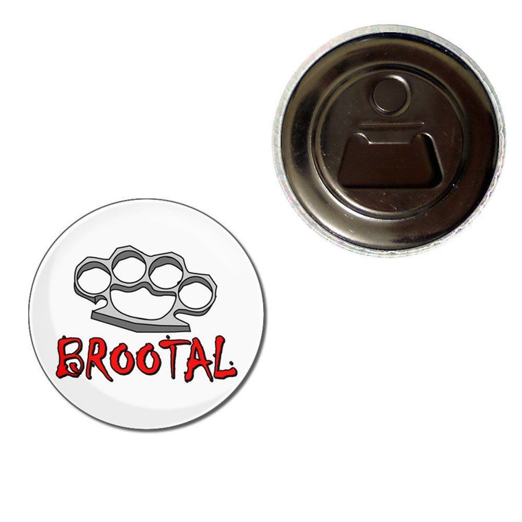 Br00tal Knuckleduster - Fridge Magnet Bottle Opener