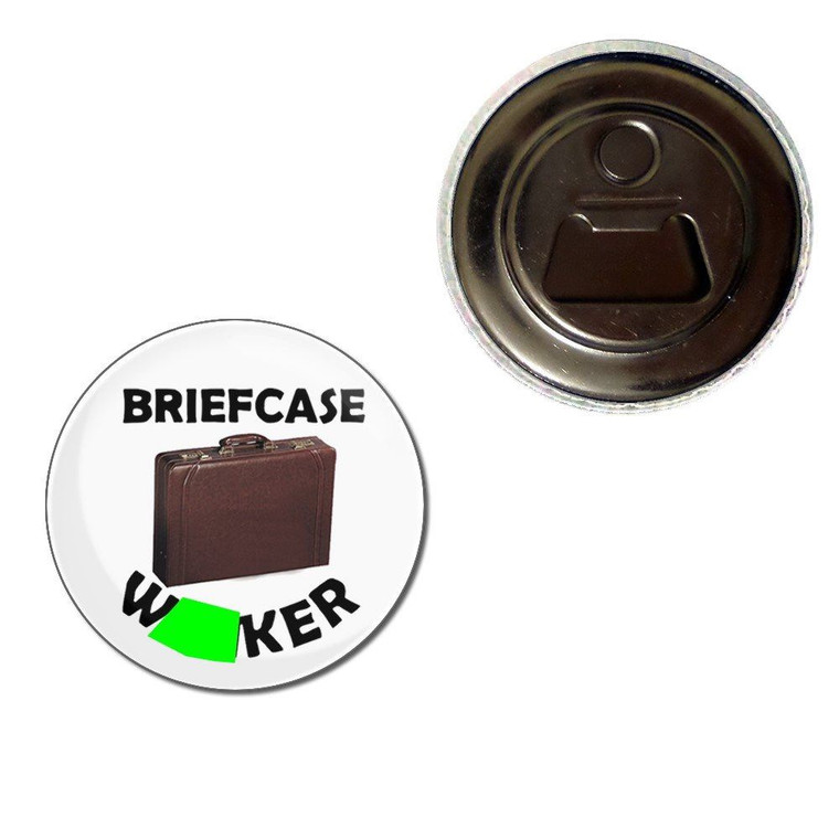 Briefcase Wanker - Fridge Magnet Bottle Opener