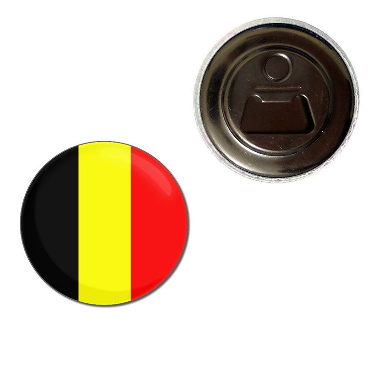 Belgium Flag - Fridge Magnet Bottle Opener