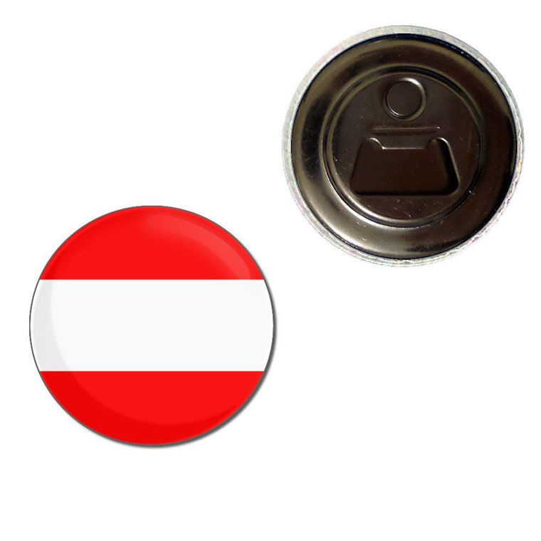 Austria Flag - Fridge Magnet Bottle Opener