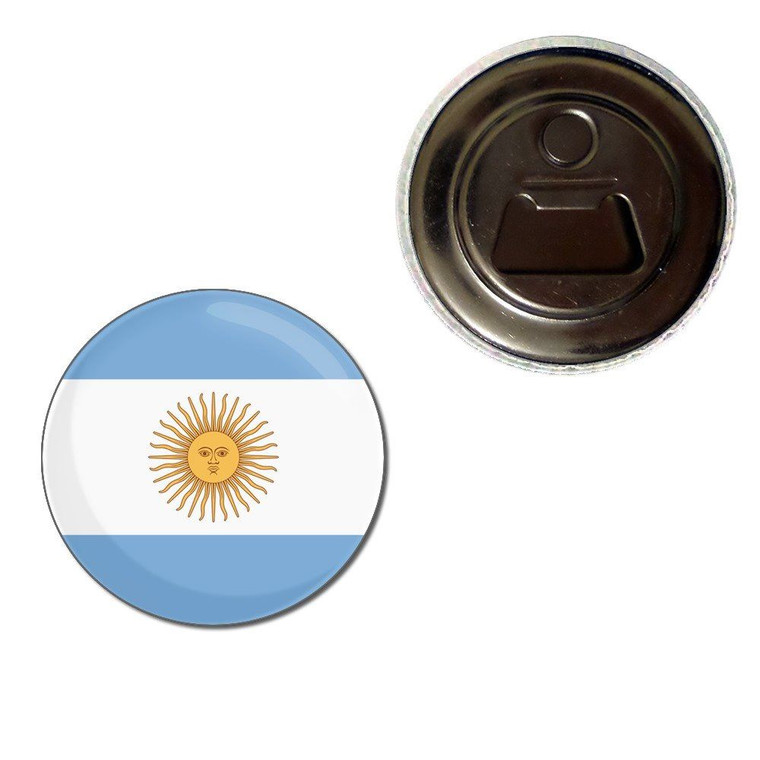 Argentina Flag - Fridge Magnet Bottle Opener