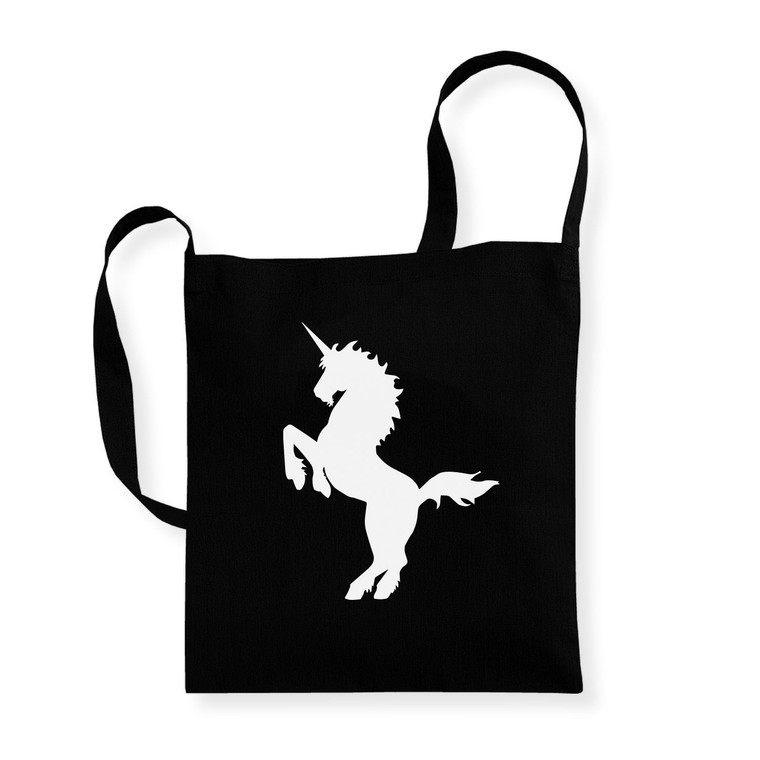 Unicorn Silhouette - Cotton Sling Bag