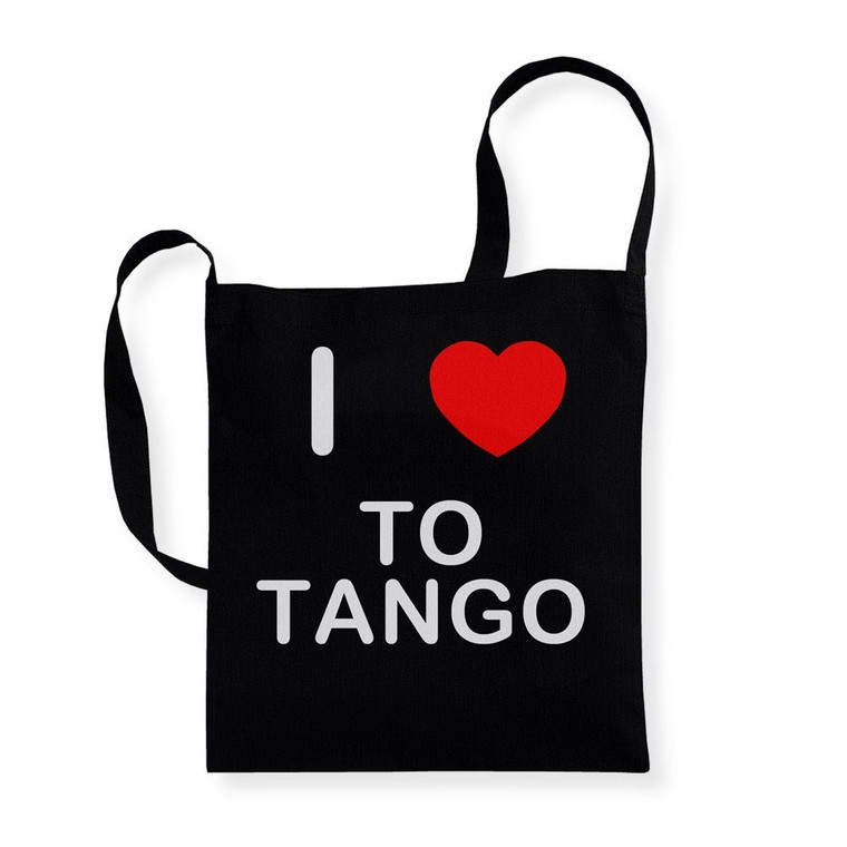 I Love To Tango - Cotton Sling Bag