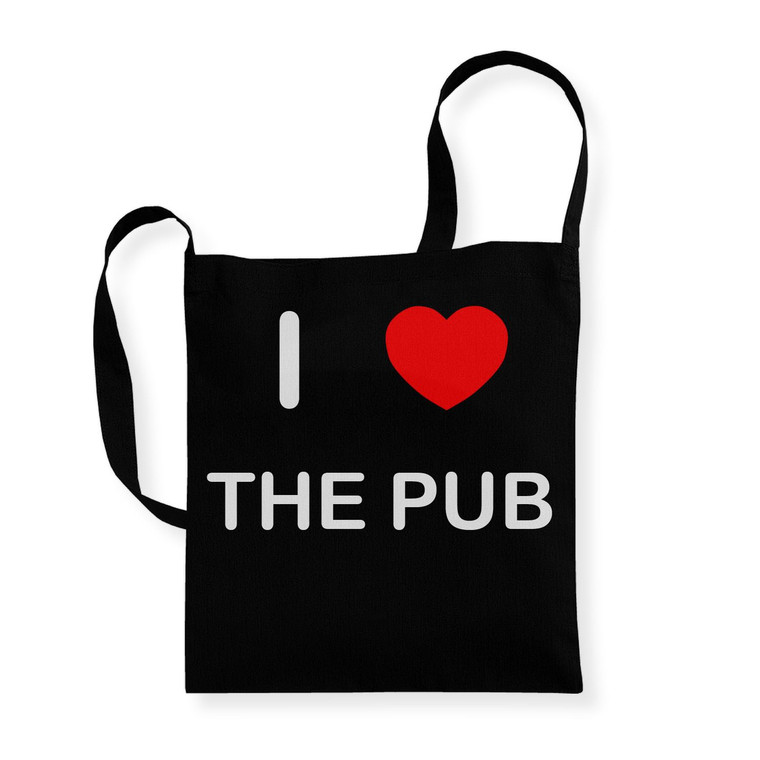 I Love The Pub - Cotton Sling Bag