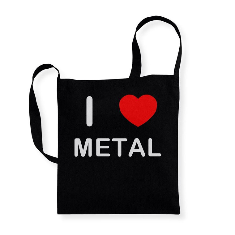 I Love Metal - Cotton Sling Bag