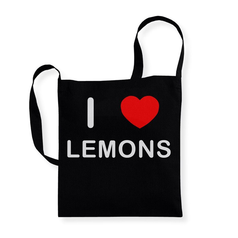 I Love Lemons - Cotton Sling Bag