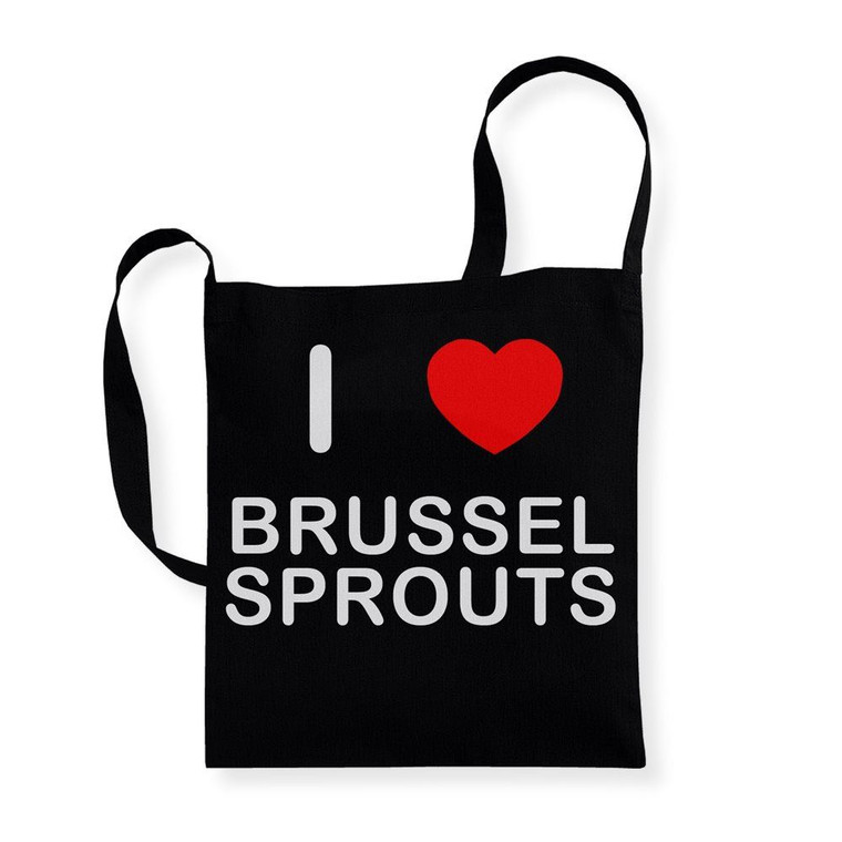 I Love Brussel Sprouts - Cotton Sling Bag