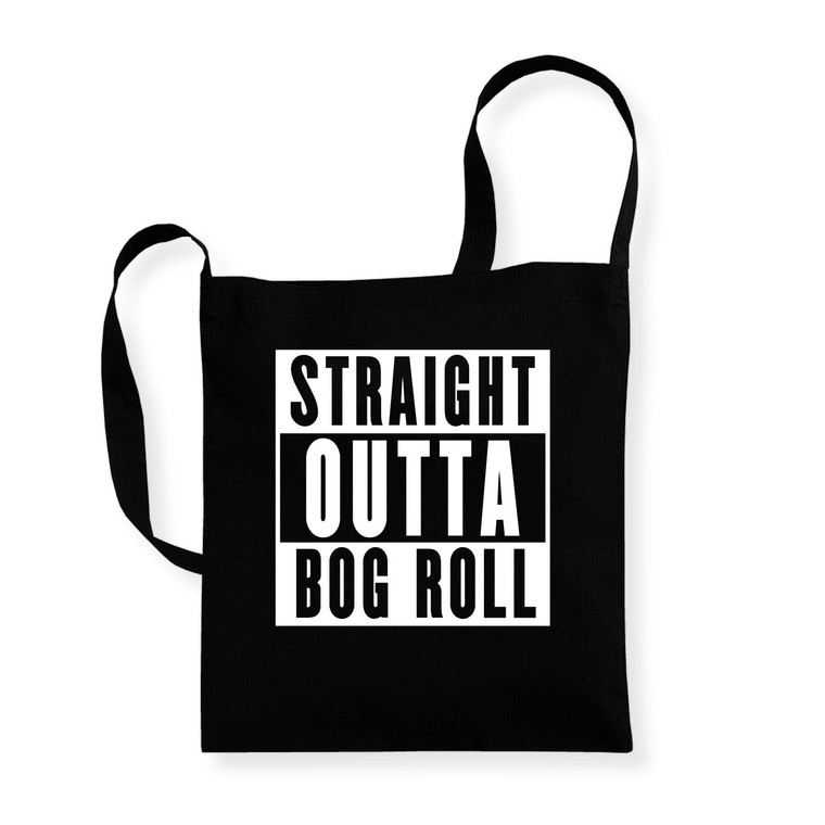 Straight Outta Bog Roll - Cotton Sling Bag