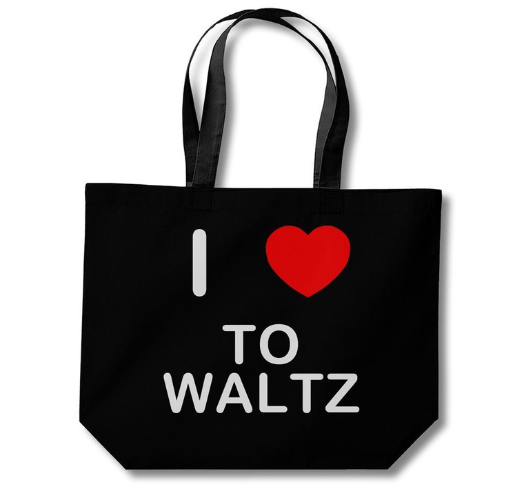 I Love To Waltz - Cotton Shopping Bag