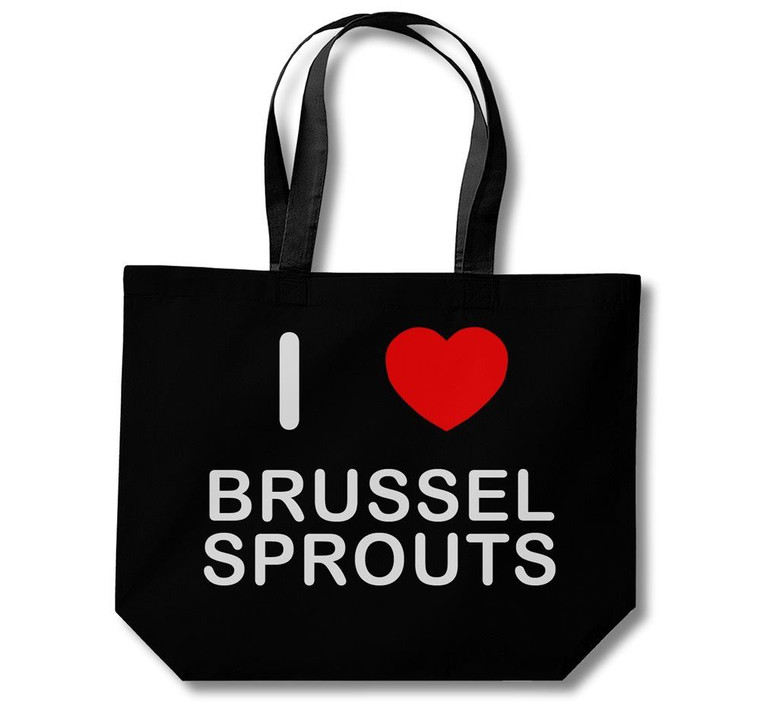 I Love Brussel Sprouts - Cotton Shopping Bag