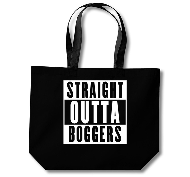 Straight Outta Boggers - Cotton Shopping Bag