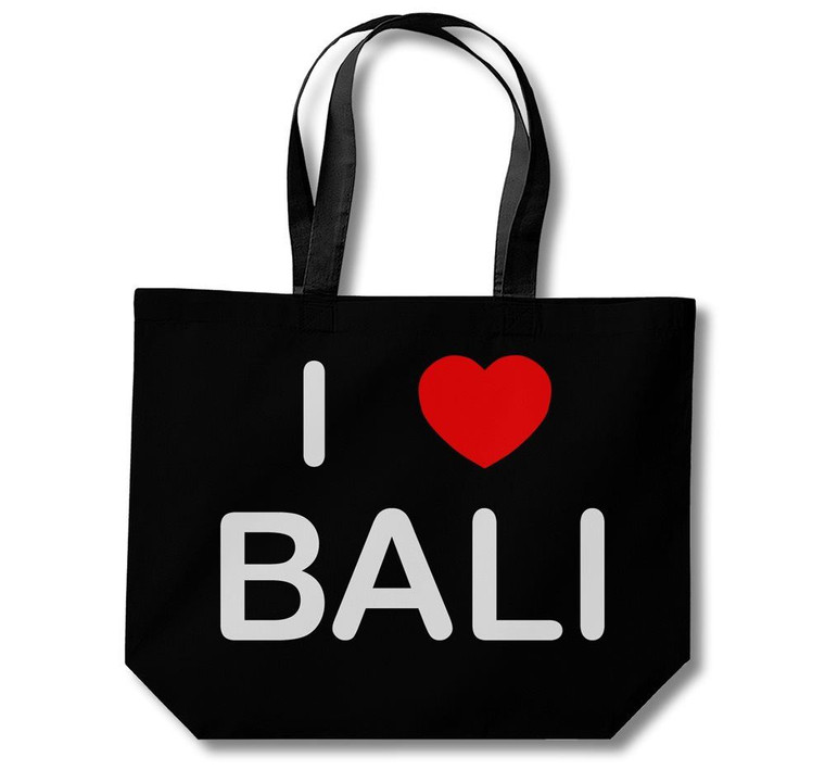 I Love Bali - Cotton Shopping Bag