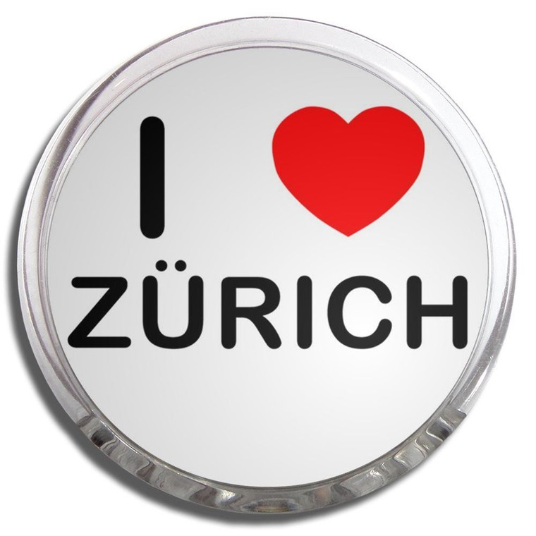 I Love Zurich - Fridge Magnet Memo Clip