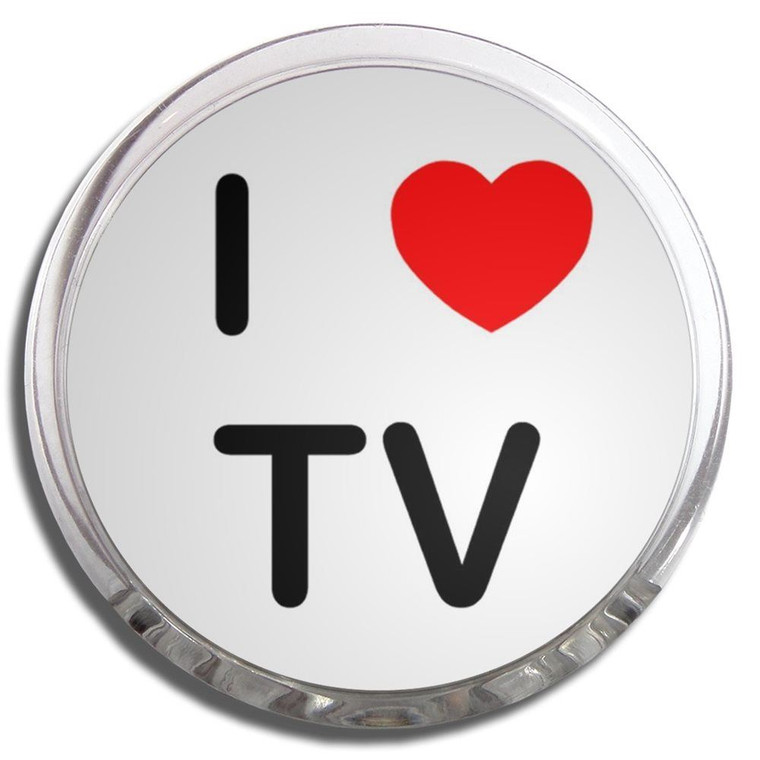 I love TV - Fridge Magnet Memo Clip