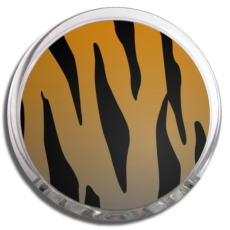 Tiger Print Pattern - Fridge Magnet Memo Clip