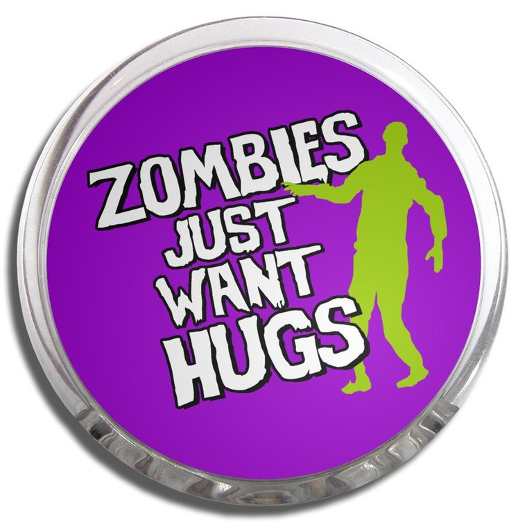 Zombies Just Want Hugs - Fridge Magnet Memo Clip