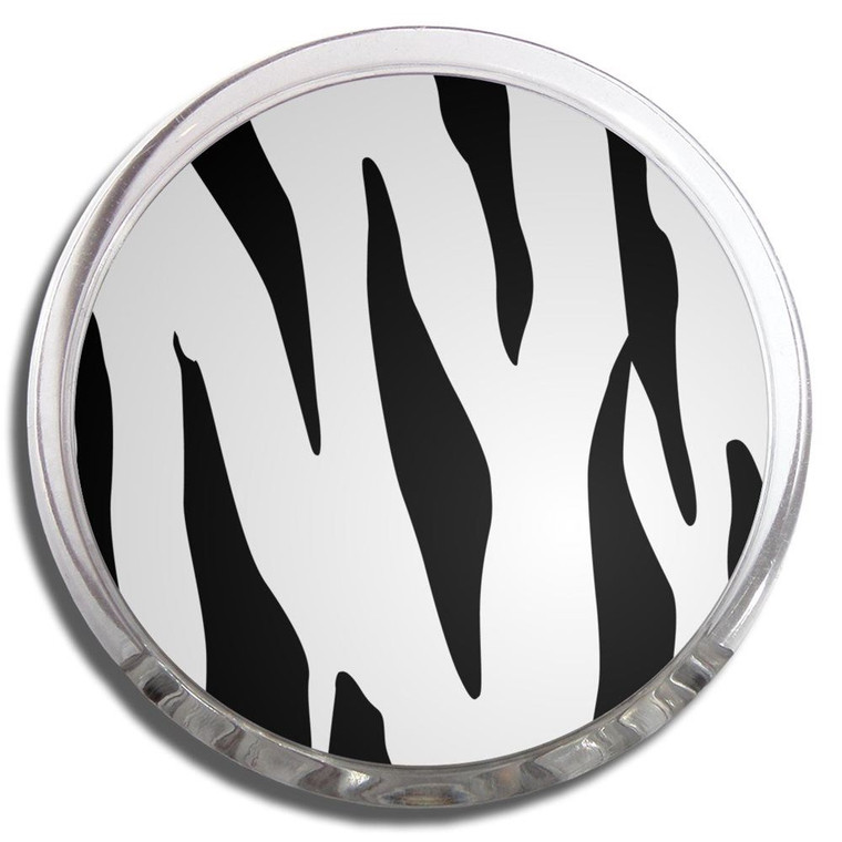 Zebra Print - Fridge Magnet Memo Clip