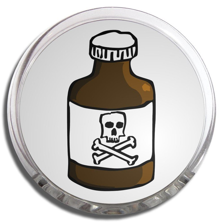 Poison Bottle - Fridge Magnet Memo Clip