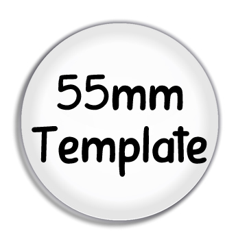 55mm Button Badge Template