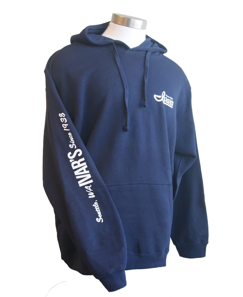 Ivar's Logo Hoodie Sweatshirt | Navy Blue Temporarily Out of LARGE, XL and XXXL