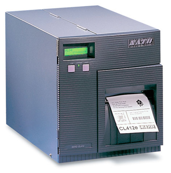 Impresora de Codigos de Barra Sato CL412e Serial W00413031
