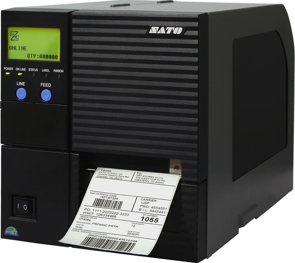Impresora de Codigos de Barra Sato GT412e Serial RS232 con Dispensador WGT412231