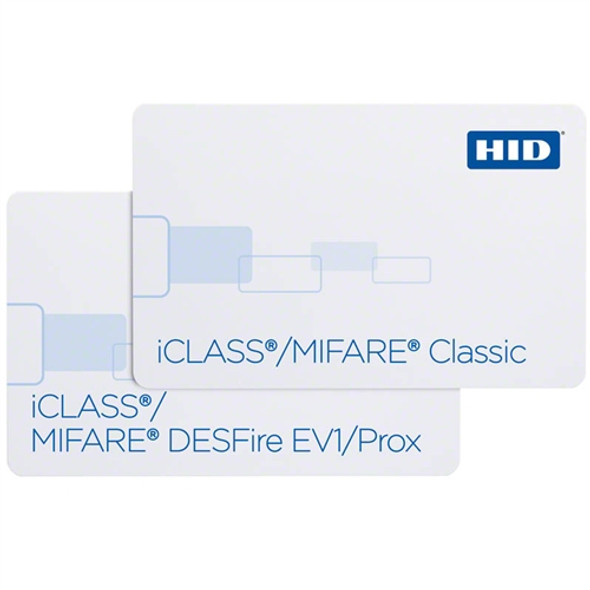 HID 2624 iClass 32K & MIFARE 4K Classic con 40 Sectores Contactless Prox